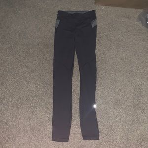 In movement grey Lululemon leggings